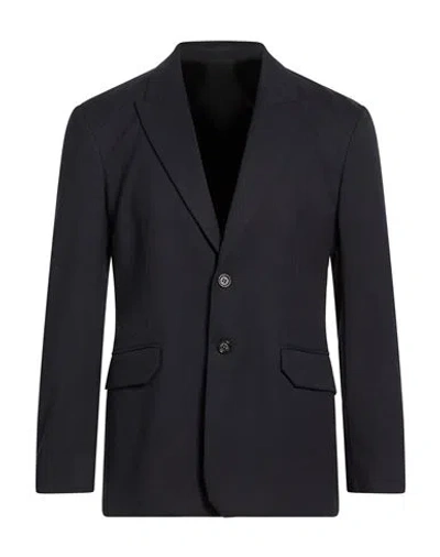 Paolo Pecora Man Blazer Midnight Blue Size 42 Polyester, Viscose, Elastane