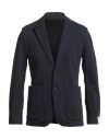 Paolo Pecora Man Blazer Midnight Blue Size 42 Viscose, Polyamide, Elastane In Blue