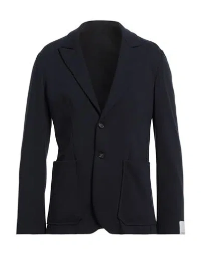 Paolo Pecora Man Blazer Midnight Blue Size 44 Viscose, Polyamide, Elastane