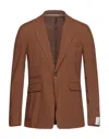 Paolo Pecora Suit Jackets In Brown