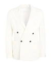 Paolo Pecora Man Blazer White Size 40 Viscose, Polyamide, Elastane