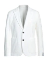 Paolo Pecora Man Blazer White Size 42 Viscose, Polyamide, Elastane