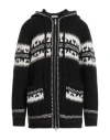 Paolo Pecora Man Cardigan Black Size M Acrylic, Wool, Virgin Wool In Black