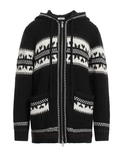 Paolo Pecora Man Cardigan Black Size L Acrylic, Wool, Virgin Wool