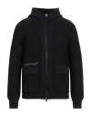 Paolo Pecora Man Cardigan Black Size L Polyamide, Viscose, Wool, Cashmere