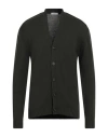 Paolo Pecora Man Cardigan Military Green Size Xxl Acrylic, Wool In Green