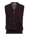 Paolo Pecora Man Cardigan Plum Size L Wool