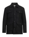 Paolo Pecora Man Coat Black Size 44 Wool, Polyester, Polyamide, Acrylic