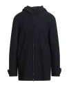 Paolo Pecora Man Coat Midnight Blue Size 38 Virgin Wool