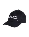 Paolo Pecora Man Hat Black Size Onesize Cotton, Elastane In Black