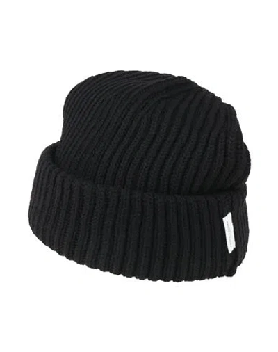 Paolo Pecora Man Hat Black Size S Virgin Wool
