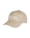Paolo Pecora Man Hat Sand Size Onesize Cotton, Elastane In Beige