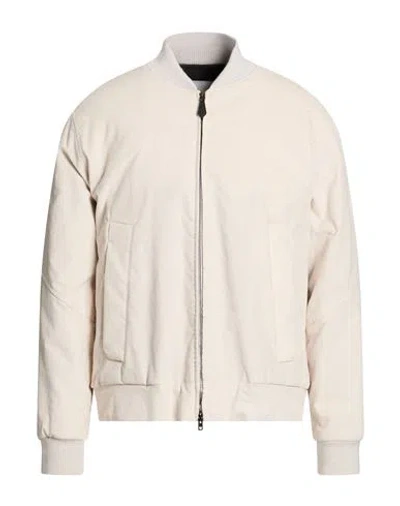 Paolo Pecora Man Jacket Beige Size 42 Polyester In White