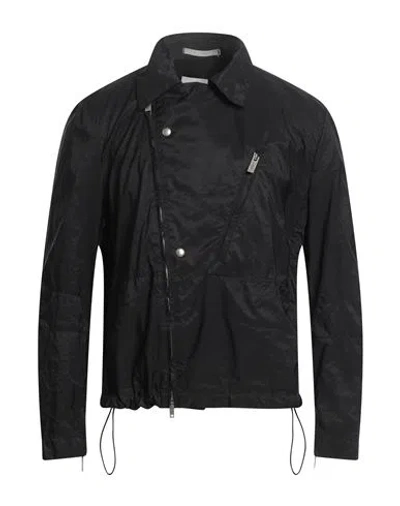 Paolo Pecora Man Jacket Black Size 42 Polyamide In Black