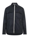 Paolo Pecora Man Jacket Midnight Blue Size 36 Polyamide In Blue