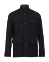 Paolo Pecora Man Jacket Midnight Blue Size 36 Polyester, Viscose, Elastane