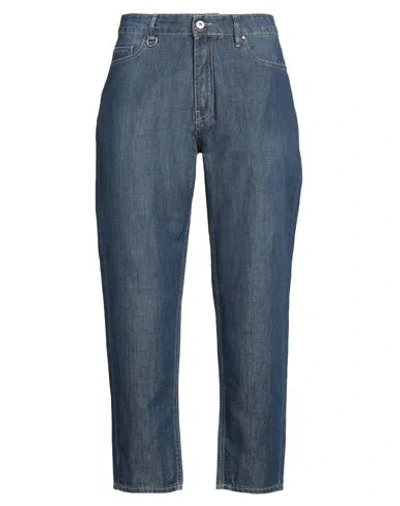 Paolo Pecora Man Jeans Blue Size 31 Cotton, Linen