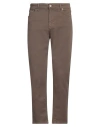 Paolo Pecora Man Jeans Khaki Size 34 Cotton, Elastane In Beige