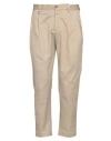 Paolo Pecora Man Pants Beige Size 38 Cotton, Elastane