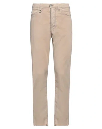 Paolo Pecora Man Pants Beige Size 30 Cotton, Elastane