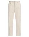 Paolo Pecora Man Pants Beige Size 36 Lyocell, Cotton
