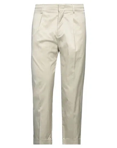 Paolo Pecora Man Pants Beige Size 36 Viscose, Cotton, Elastane