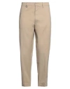 Paolo Pecora Man Pants Beige Size 38 Cotton, Elastane
