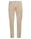 Paolo Pecora Man Pants Beige Size 36 Cotton, Elastane