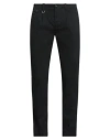 Paolo Pecora Man Pants Black Size 32 Cotton, Elastane In Black
