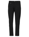 Paolo Pecora Man Pants Black Size 32 Polyester, Wool, Elastane In Black