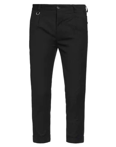 Paolo Pecora Man Pants Black Size 36 Cotton, Elastane