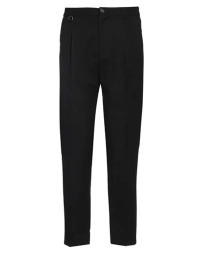 Paolo Pecora Man Pants Black Size 28 Polyester, Viscose, Elastane
