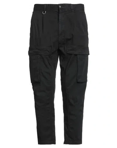 Paolo Pecora Man Pants Black Size 36 Cotton, Elastane
