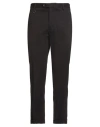 Paolo Pecora Man Pants Black Size 36 Cotton, Elastane In Black