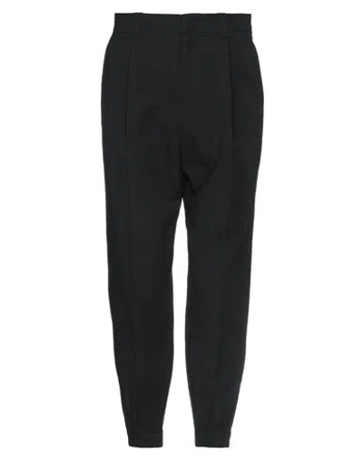 Paolo Pecora Man Pants Black Size 36 Cotton, Elastane