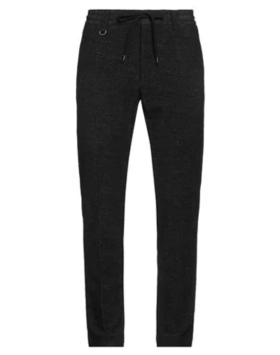 Paolo Pecora Man Pants Black Size 36 Polyester, Cotton, Acrylic, Polyamide, Viscose