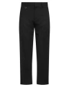 Paolo Pecora Man Pants Black Size 36 Polyester, Viscose, Elastane In Black