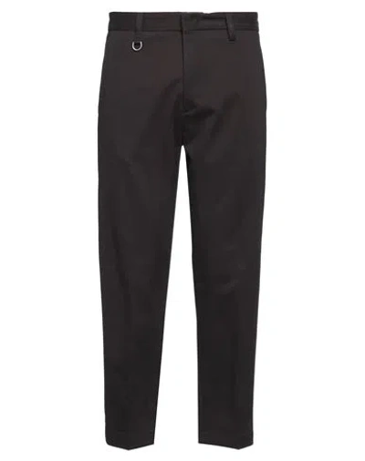 Paolo Pecora Man Pants Black Size 38 Cotton, Elastane