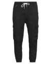Paolo Pecora Man Pants Black Size 38 Linen, Cotton, Elastane In Black