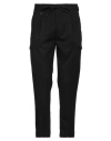 Paolo Pecora Man Pants Black Size 38 Polyester, Viscose, Elastane