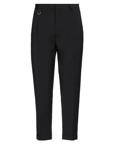 Paolo Pecora Man Pants Black Size 38 Polyester, Wool, Elastane