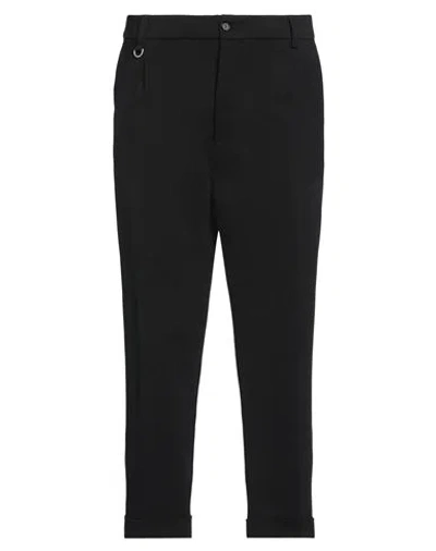 Paolo Pecora Man Pants Black Size 38 Viscose, Polyamide, Elastane