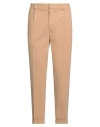 Paolo Pecora Man Pants Camel Size 36 Viscose, Polyamide, Elastane In Beige