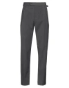 Paolo Pecora Man Pants Charcoal Size 36 Polyester, Wool, Elastane