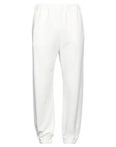 Paolo Pecora Man Pants Cream Size M Cotton In White