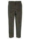 Paolo Pecora Man Pants Military Green Size 34 Cotton, Elastane In Green