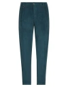 Paolo Pecora Man Pants Deep Teal Size 36 Cotton, Elastane In Green