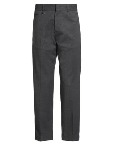 Paolo Pecora Man Pants Grey Size 30 Polyester, Viscose, Elastane In Black