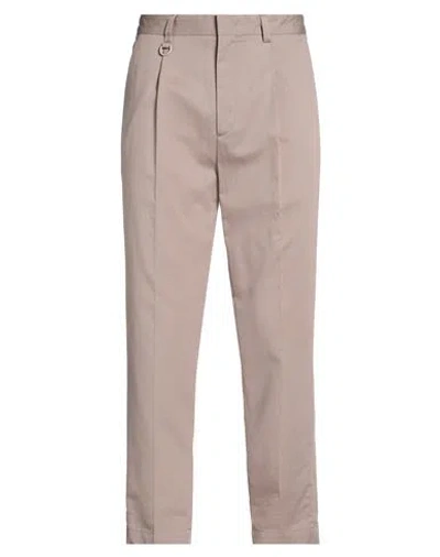 Paolo Pecora Man Pants Grey Size 32 Lyocell, Cotton In Brown