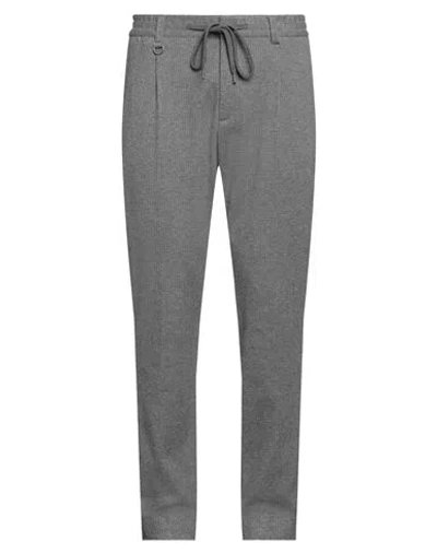 Paolo Pecora Man Pants Grey Size 34 Polyester, Viscose, Polyamide, Elastane